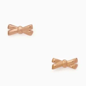 Kate Spade New York Rose Gold Double Bow Studs